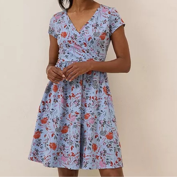 Pact Dresses & Skirts - Pact fit & flare crossover dress